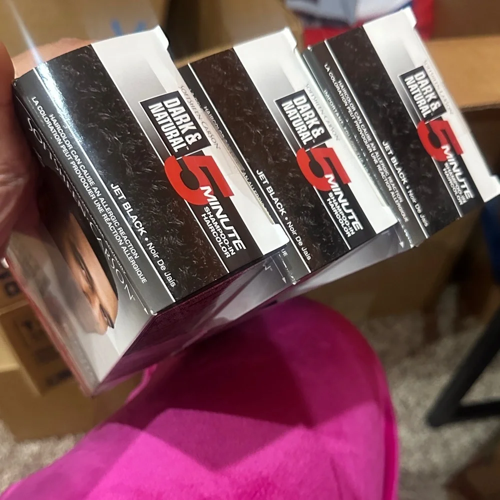 NEW SET DE 3 Dark & Natural Jet Black Hair Color